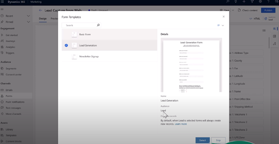 How to Create a Form in Dynamics 365 Marketing | Gestisoft