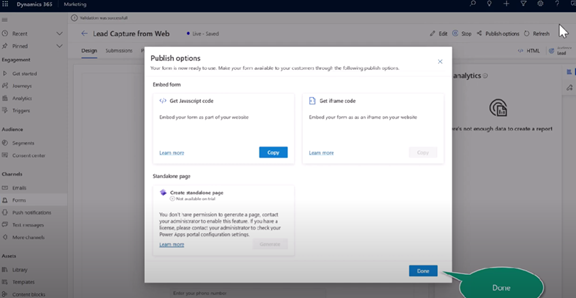 How to Create a Form in Dynamics 365 Marketing | Gestisoft